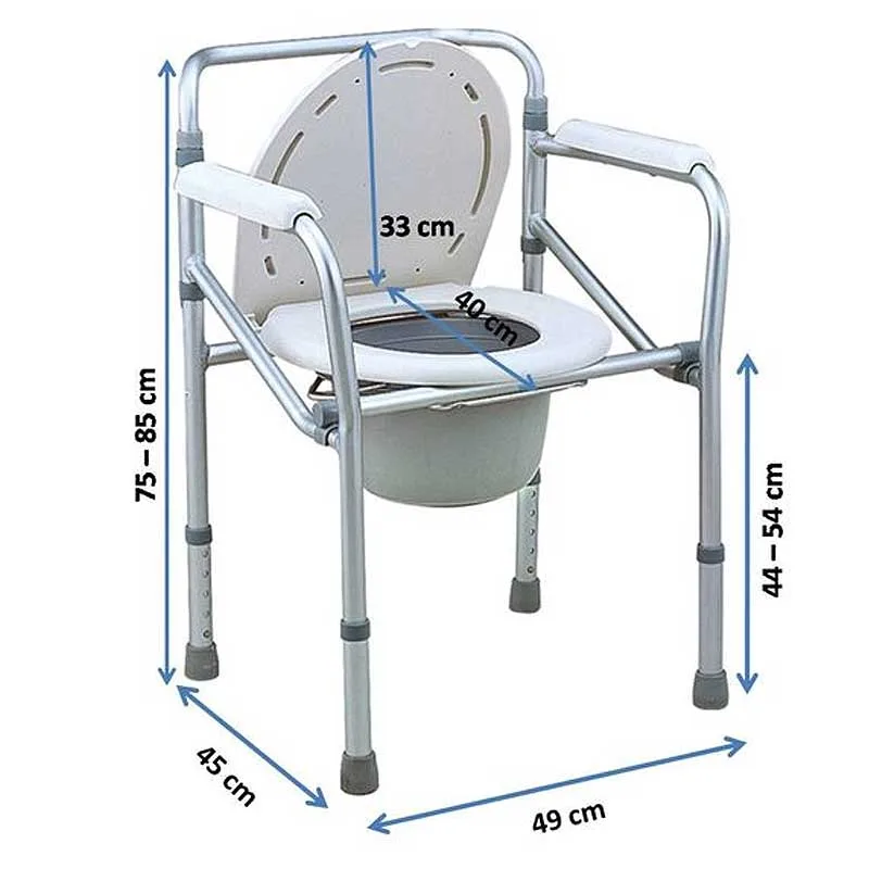 Aluminium Commode Chair (894l)