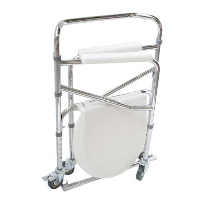 Aluminium Commode Chair With Wheels (696L)