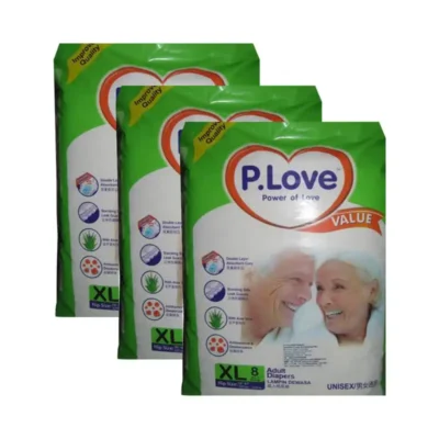 Disposable Adult Diaper - P. Love - XLarge (8 Pcs)