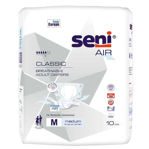 Disposable Adult Diaper - Seni Air Classic Medium