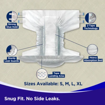 Friends Adult Diapers - Medium