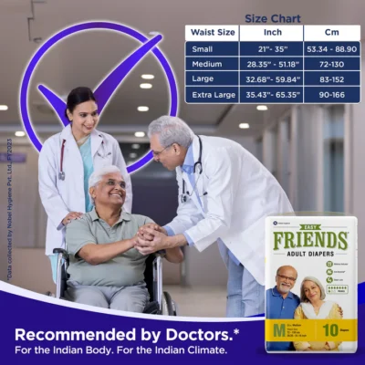 Friends Adult Diapers - Medium
