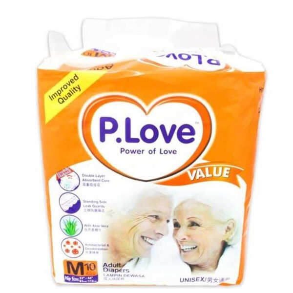 Disposable Adult Diaper - P.Love - Medium