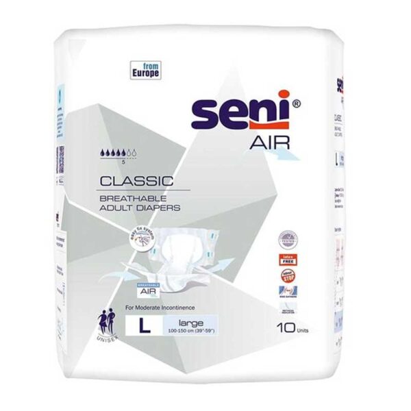 Disposable Adult Diaper - Seni Air Classic Large