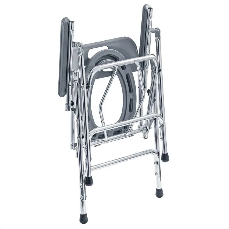 Wide Foldable Commode Chair (8991)