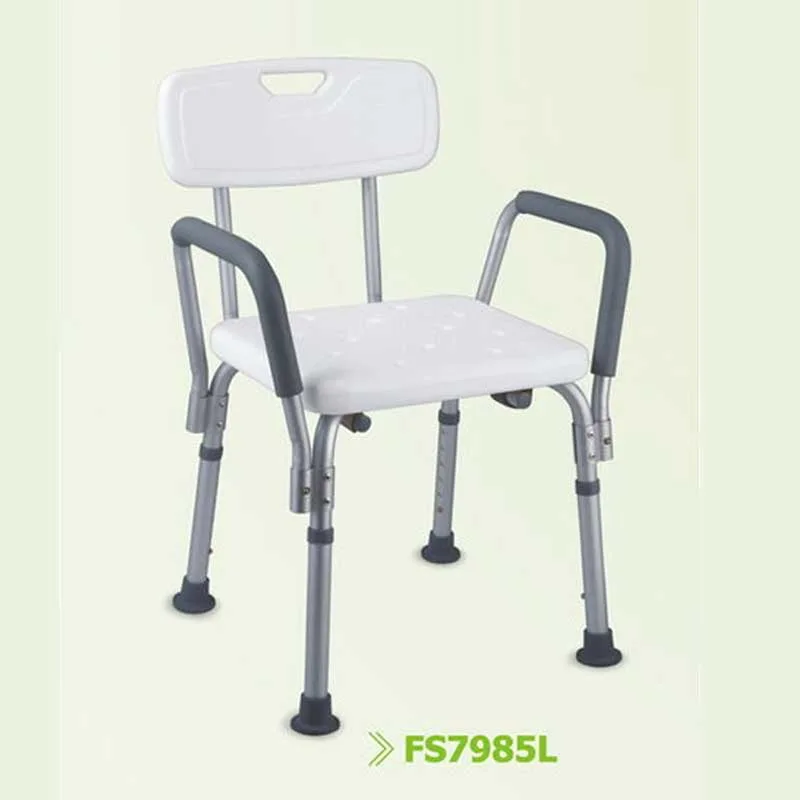 Elegant Shower Chair With Removable Armrests (7985L) - Image 2