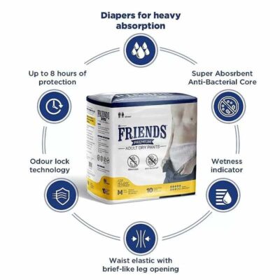 Pull-up diaper-friends -large