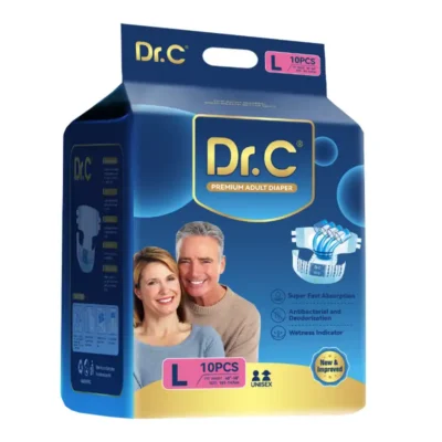 Dr. C Adult Diaper Regular - Large (A Pack of 3)