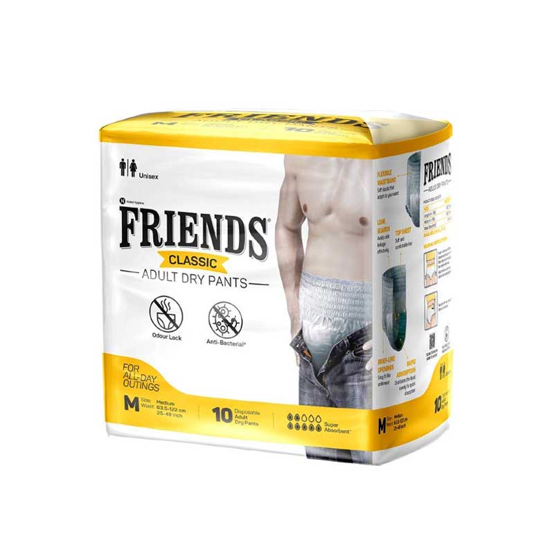 Pull Up Diaper-Friends Classic - Medium - Old is Gold Store