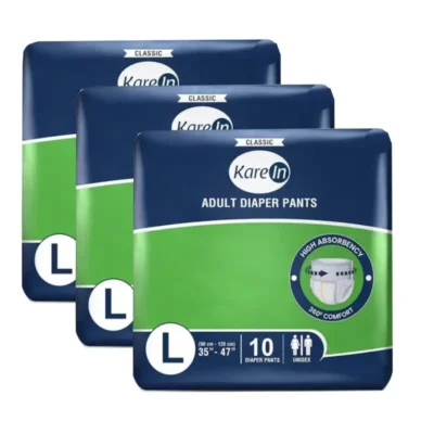 KareIn Classic Adult Diaper Pants - Large - A pack of 3