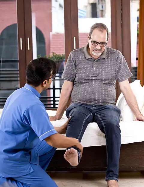 Physio on Call - Tailor made home physiotherapy services specially designed to overcome challenges faced by patients and seniors.